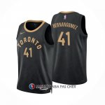 Maillot Tornto Raptors Juancho Hernangomez NO 41 Ville 2022-23 Noir