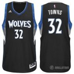 Maillot Minnesota Timberwolves Towns #32 Noir
