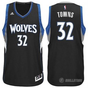 Maillot Minnesota Timberwolves Towns #32 Noir