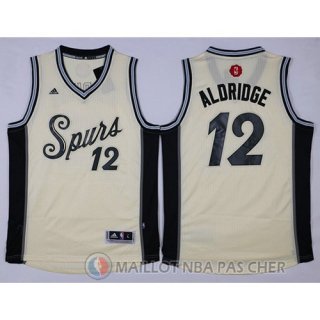 Maillot Aldridge San Antonio Spurs Noël #12 Blanc