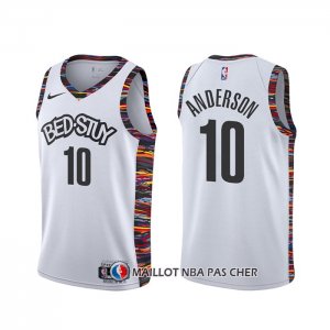 Maillot Brooklyn Nets Justin Anderson Ville Blanc