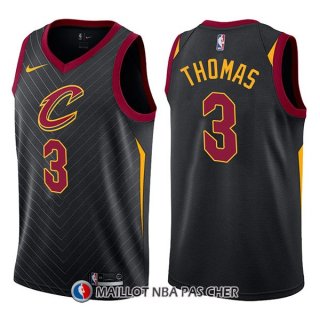 Maillot Cleveland Cavaliers Isaiah Thomas 3 Statement 2017-18 Noir