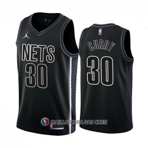 Maillot Brooklyn Nets Seth Curry NO 30 Statement 2022-23 Noir