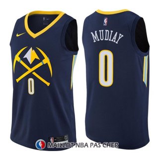 Maillot Denver Nuggets Emmanuel Mudiay Ciudad 0 2017-18 Bleu