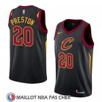 Maillot Cleveland Cavaliers Billy Preston No 20 Statement 2018 Noir