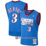 Maillot Philadelphia 76ers Allen Iverson Retro Bleu