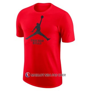 Maillot Manche Courte Chicago Bulls Essential Jumpman Rouge