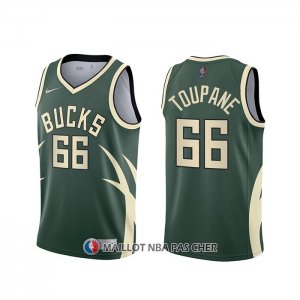 Maillot Milwaukee Bucks Axel Toupane Earned 2020-21 Vert
