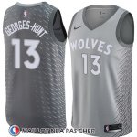 Maillot Minnesota Timberwolves Marcus Georges-hunt No 13 Ciudad 2018 Gris