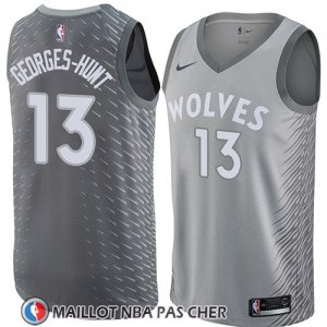 Maillot Minnesota Timberwolves Marcus Georges-hunt No 13 Ciudad 2018 Gris