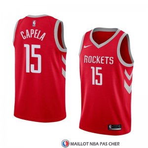 Maillot Houston Rockets Clint Capela Icon 2018 Rouge
