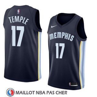 Maillot Memphis Grizzlies Garrett Temple No 17 Icon 2018 Bleu