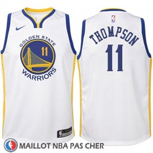 Maillot Enfant Golden State Warriors Klay Thompson No 11 2017-18 Blanc