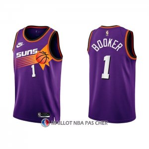 Maillot Phoenix Suns Devin Booker NO 1 Classic 2022-23 Volet