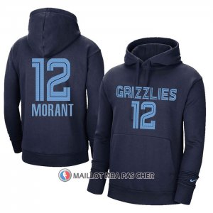 Veste a Capuche Memphis Grizzlies Ja Morant Bleu