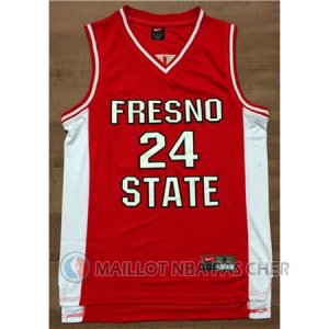 Maillot George Fresno State Georgetown #24 Rouge