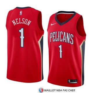 Maillot New Orleans Pelicans Jameer Nelson Statement 2018 Rouge