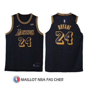 Maillot Los Angeles Lakers Bryant Ville 24 Noir