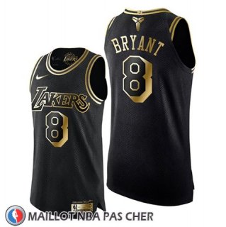 Maillot Los Angeles Lakers Kobe Bryant Gold Black Mamba Noir Or