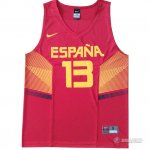 Maillot Marc Gasol Espana 2014 #13 Rouge