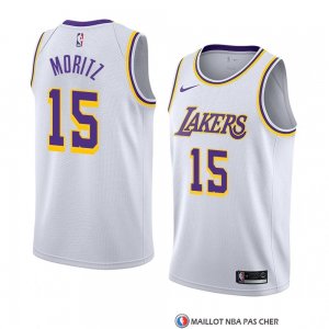 Maillot Los Angeles Lakers Wagner Moritz Association 2018-19 Blanc