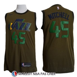 Maillot Jazz Donovan Mitchell 45 Nike Vert
