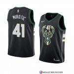Maillot Milwaukee Bucks Nikola Mirotic Statement 2018 Noir