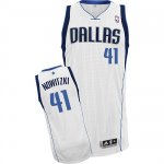Maillot Dallas Mavericks Nowitzki #41 Blanc