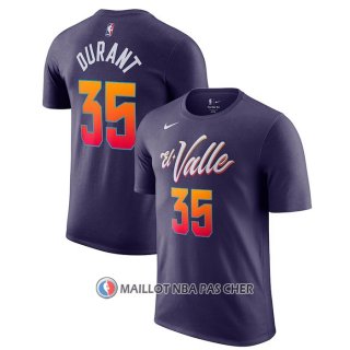 Maillot Manche Courte Phoenix Suns Kevin Durant Ville 2023-24 Volet