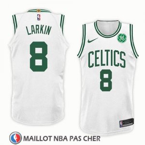 Maillot Boston Celtics Shane Larkin No 8 Association 2018 Blanc