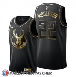 Maillot Golden Edition Milwaukee Bucks Khris Middleton Noir