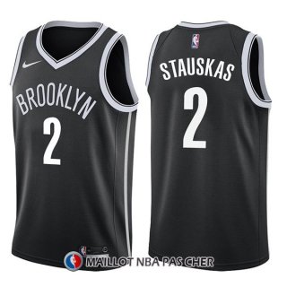 Maillot Brooklyn Nets Nik Stauskas Icon 2 2017-18 Noir