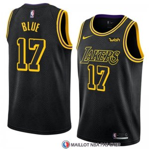 Maillot Los Angeles Lakers Vander Blue Ville 2018 Noir
