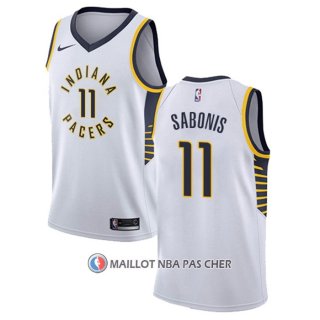 Maillot Indiana Pacers Domantas Sabonis Association Blanc