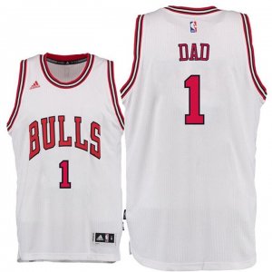 Maillot Fete des Peres Bulls Dad 1 Blanc
