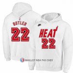 Veste a Capuche Miami Heat Jimmy Butler Classic 2022-23 Blanc