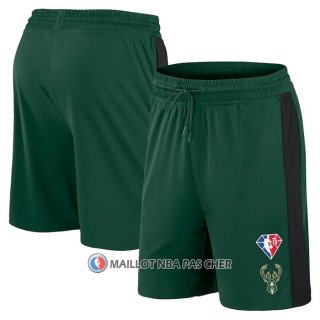 Short Milwaukee Bucks 75th Anniversary Vert