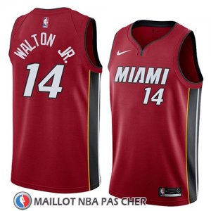 Maillot Miami Heat Derrick Walton Jr. No 14 Statement 2018 Rouge