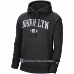 Veste a Capuche Brooklyn Nets Heritage Essential Noir