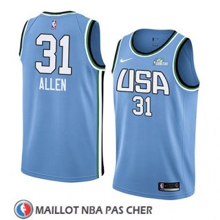 Maillot 2019 Rising Star Jarrett Allen USA Bleu