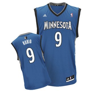 Maillot Bleu Rubio Minnesota Timberwolves Revolution 30