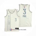 Maillot Oklahoma City Thunder Chris Paul NO 3 Ville 2021-22 Blanc
