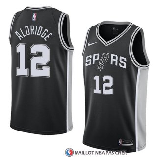 Maillot San Antonio Spurs Lamarcus Aldridge 12 Icon 2017-18 Noir