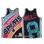 Maillot San Antonio Spurs Patty Mills Mitchell & Ness Big Face Noir