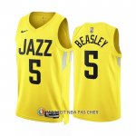 Maillot Utah Jazz Malik Beasley NO 5 Icon 2022-23 Jaune