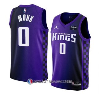 Maillot Sacramento Kings Malik Monk NO 0 Statement 2023-24 Volet