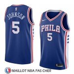 Maillot Philadelphia 76ers Amir Johnson No 5 Icon 2018 Bleu