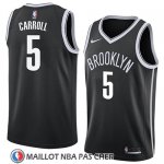 Maillot Brooklyn Nets Demarre Carroll No 5 Icon 2018 Noir