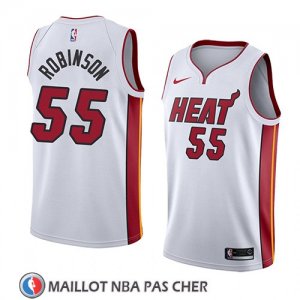 Maillot Miami Heat Duncan Robinson No 55 Association 2018 Blanc