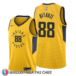 Maillot Indiana Pacers Goga Bitadze Statement Or